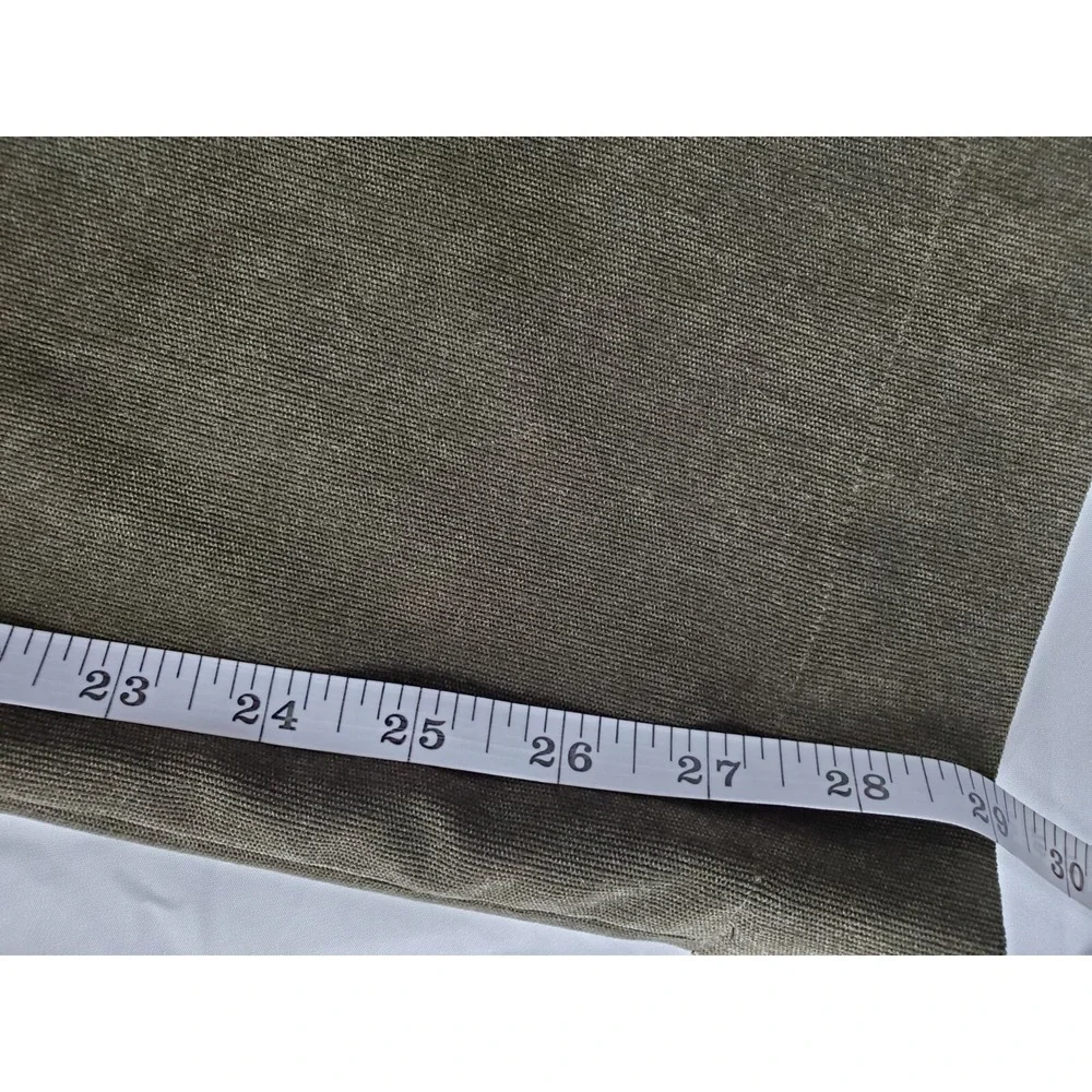 coldwater creek pants, avocado green velvet, size L,‎ 36W29L